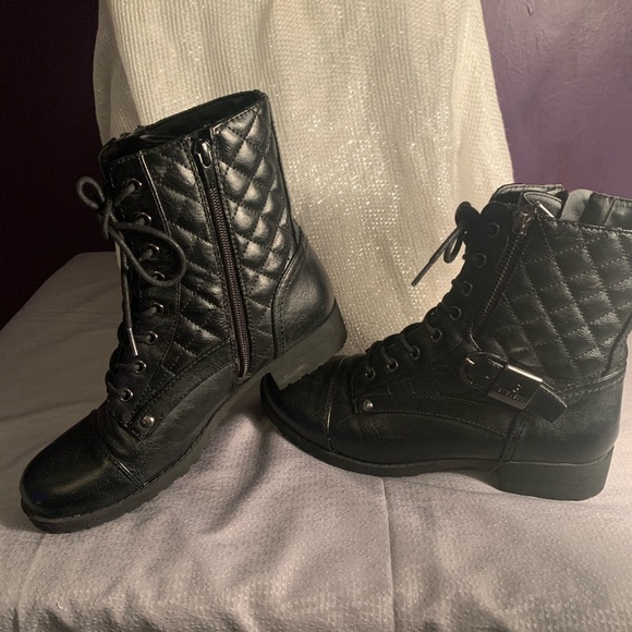 Guess Black Benjie Combey Boot - Picture 2 of 3